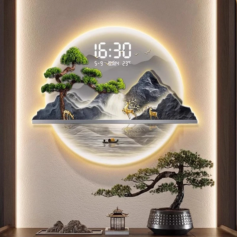 Luxury Lifestyle Living - Chinese Style Design Wall Clocks Modern
