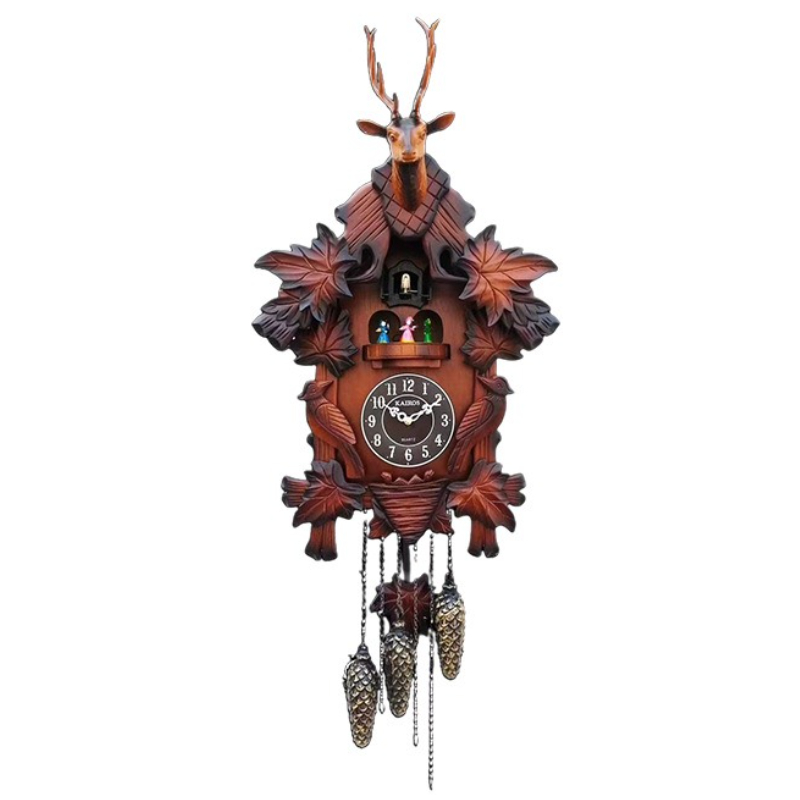 Luxury Lifestyle Living - Cuckoo Wall Clock Solid Wood Clocks