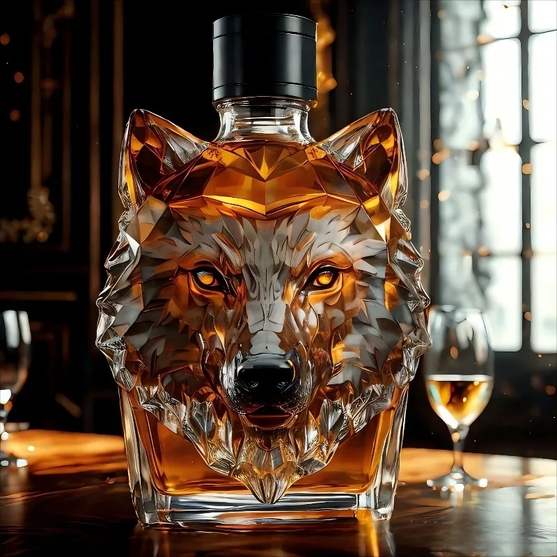 High Borosilicate Glass Wolf H - огляд і ціна Glass Decanter Whiskey
