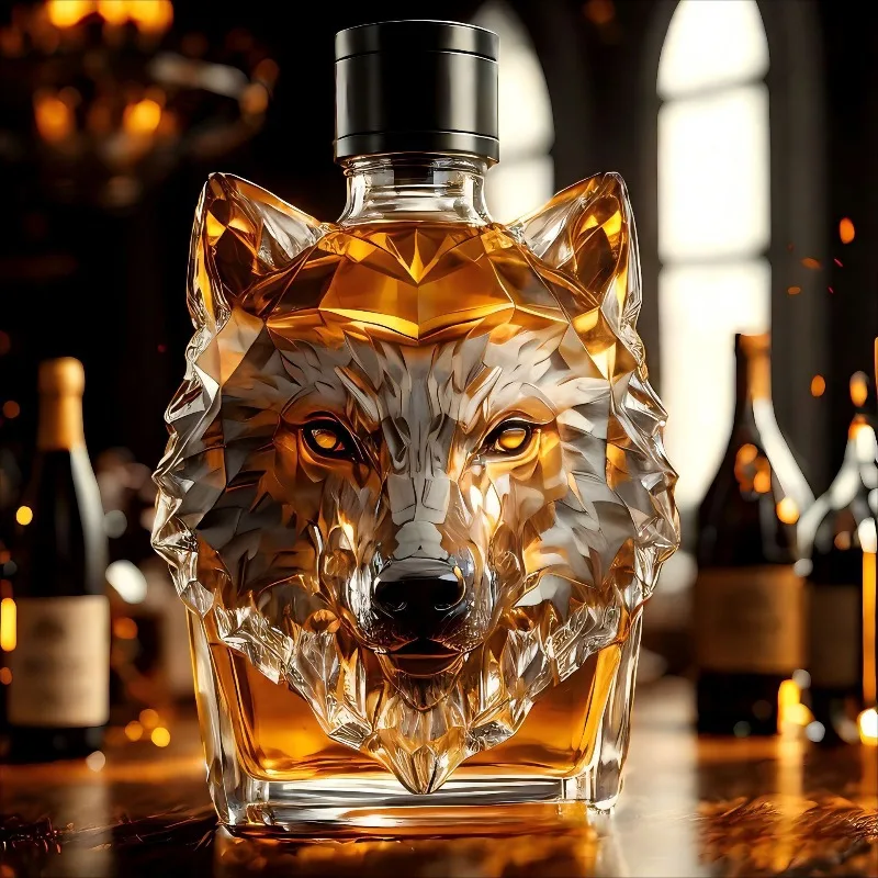 High Borosilicate Glass Wolf H - огляд і ціна Glass Decanter Whiskey