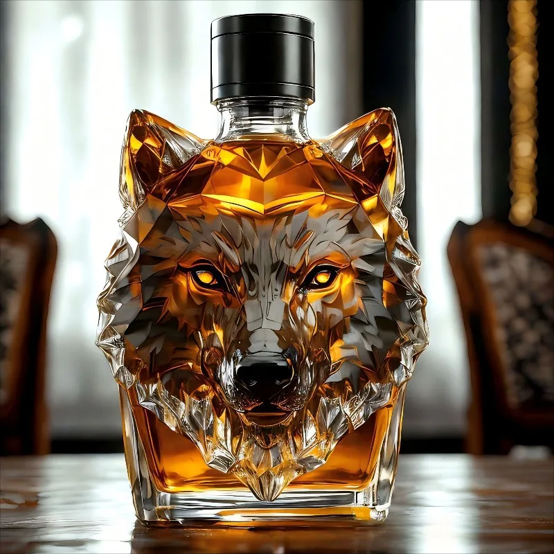 High Borosilicate Glass Wolf H - огляд і ціна Glass Decanter Whiskey