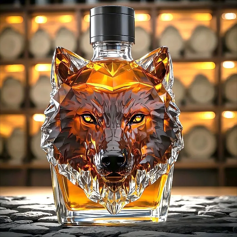 High Borosilicate Glass Wolf H - огляд і ціна Glass Decanter Whiskey