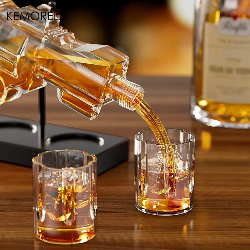 KEMORELA Revolver Glass Decant - огляд і ціна Glass Decanter Whiskey