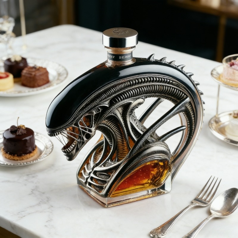Alien Xenomorph Shaped Whiskey - огляд і ціна Glass Decanter Whiskey