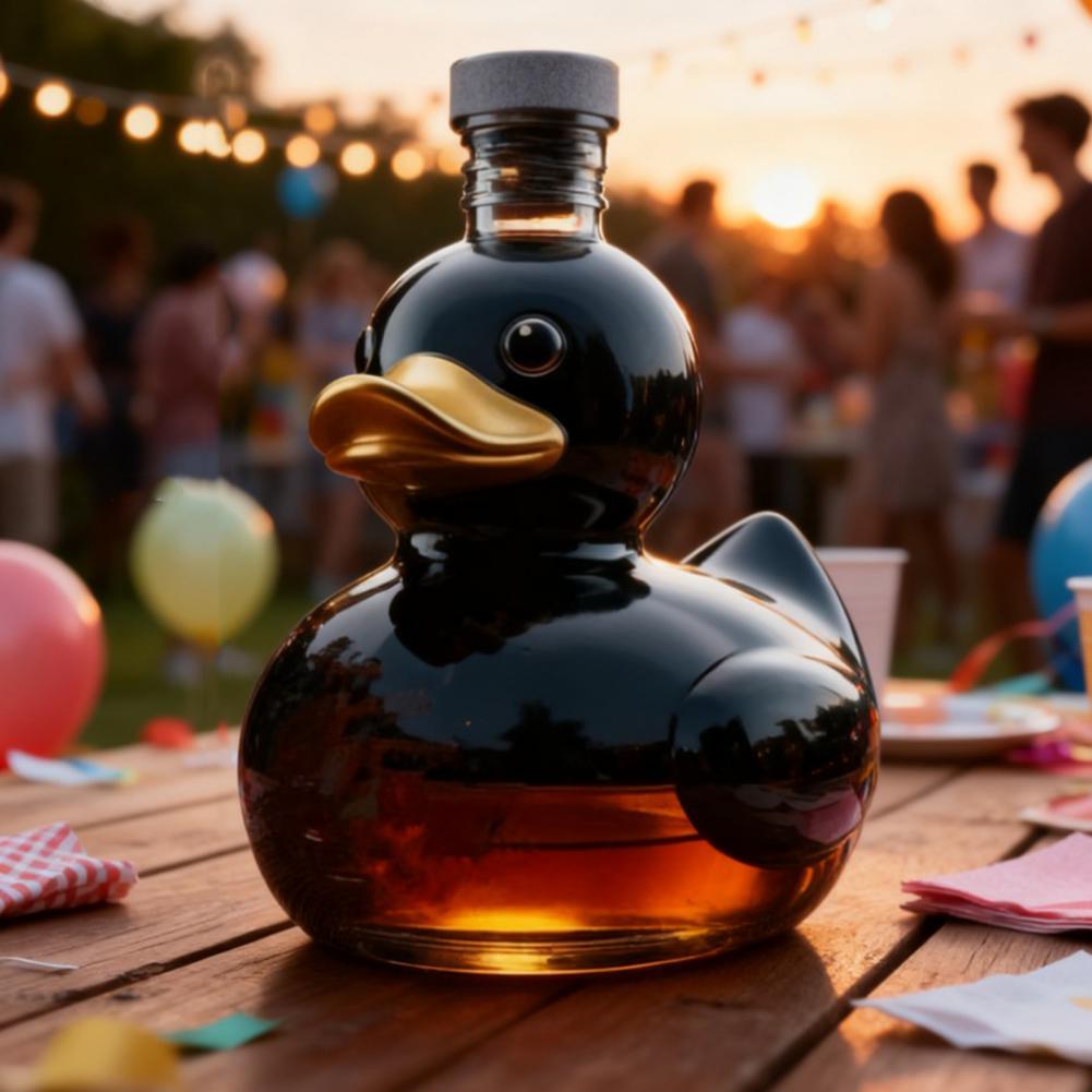 Duck Whiskey Bottle Glass Anim - огляд і ціна Glass Decanter Whiskey