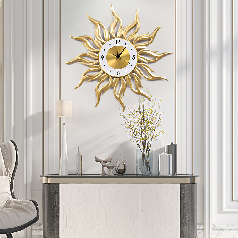 Nordic Gold Wall Clock Living  - огляд і ціна Luxury Lifestyle Living