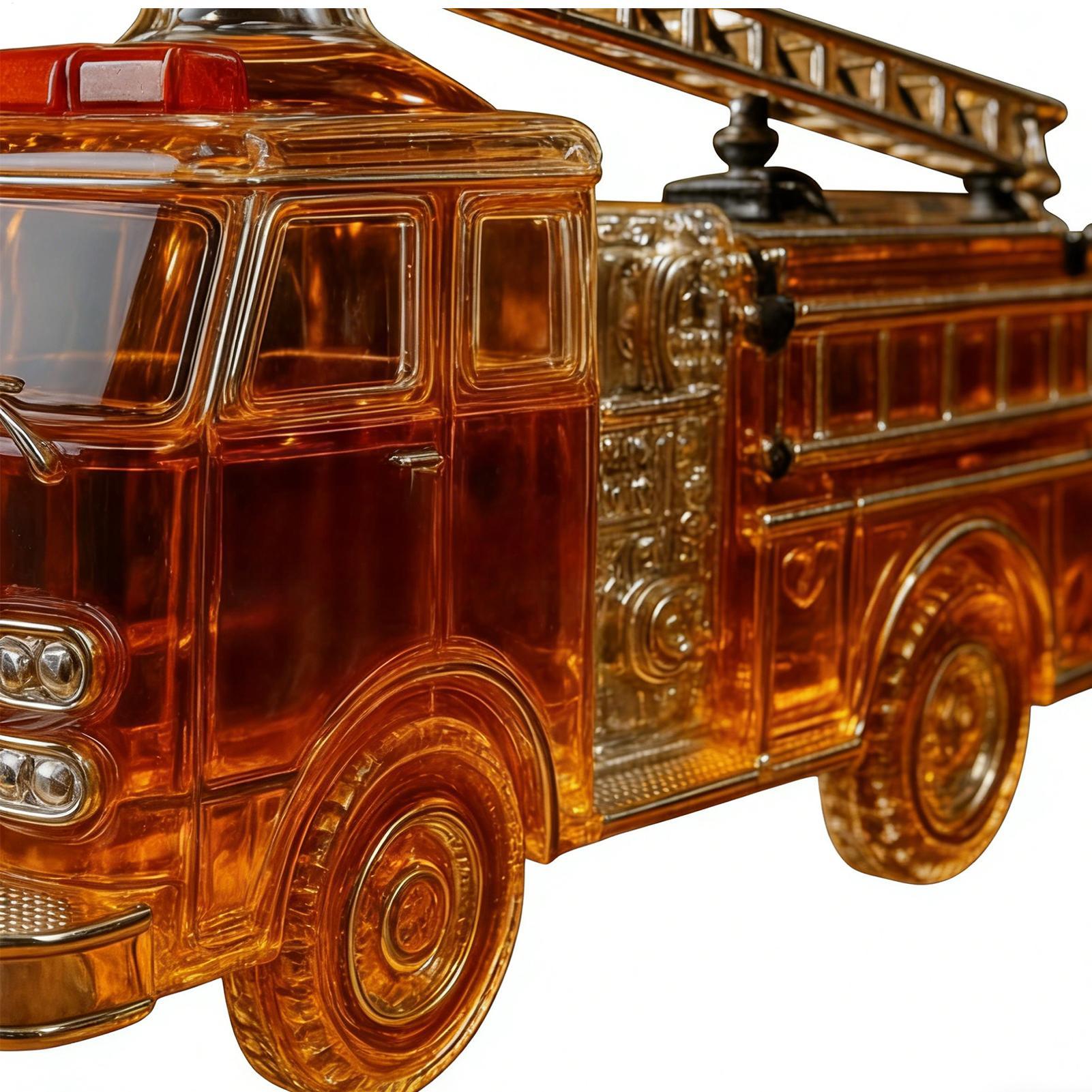 Whiskey Bottle 300ml Fire Truc - огляд і ціна Glass Decanter Whiskey