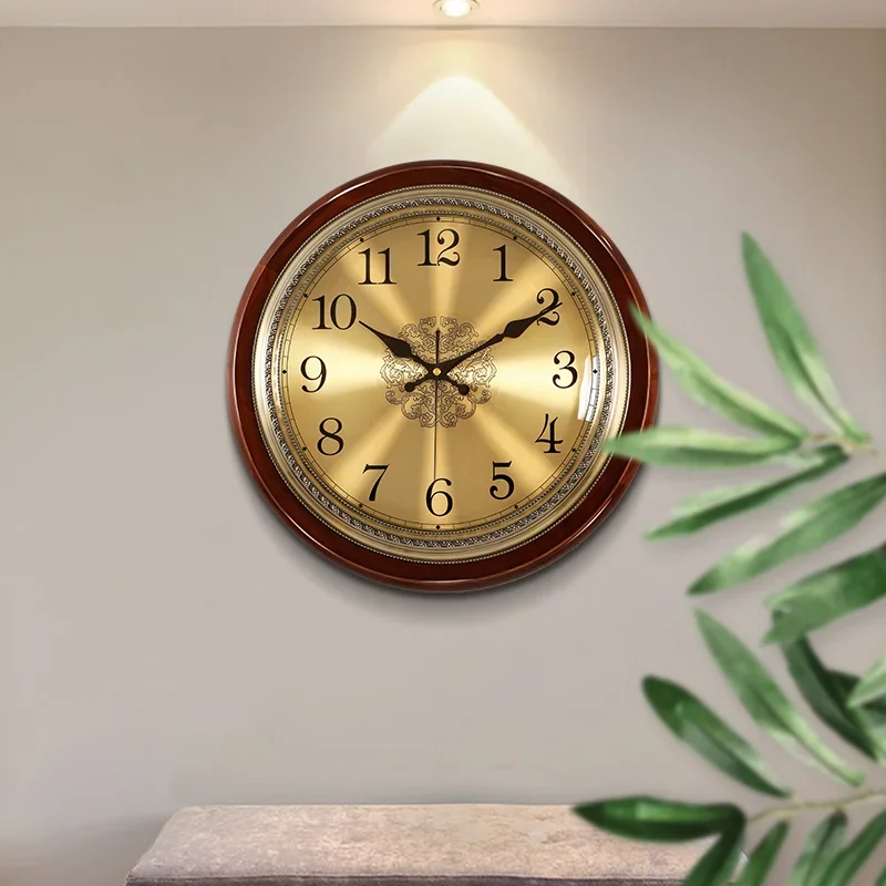 Luxury Wood Wall Clock Metal R - огляд і ціна Luxury Lifestyle Living