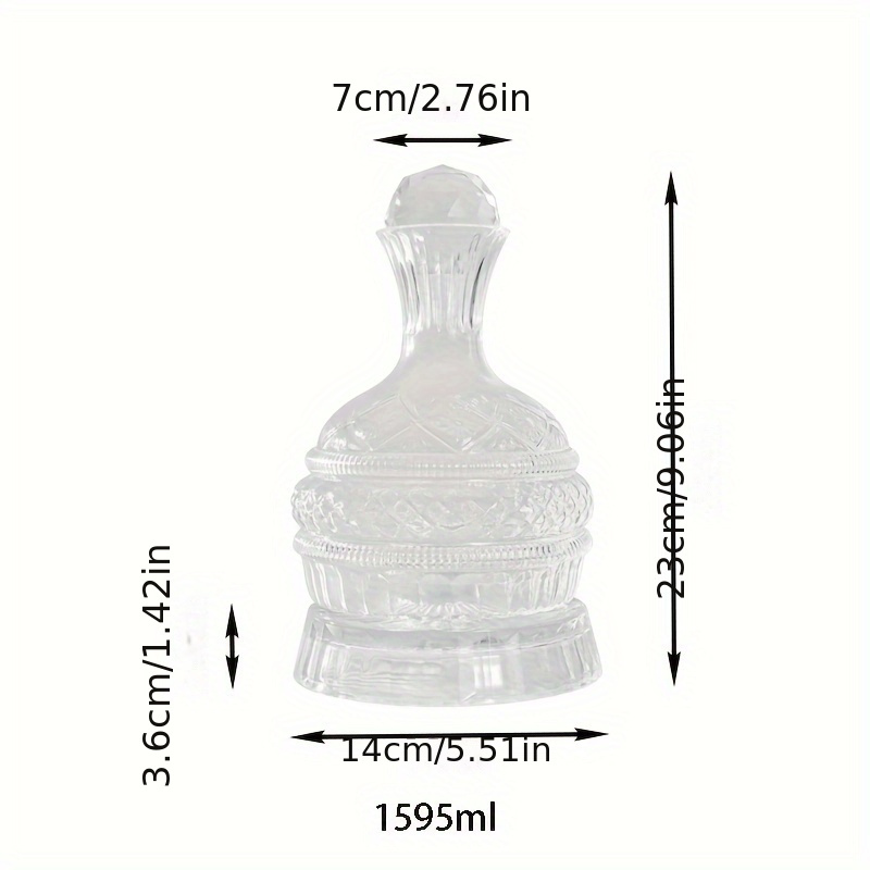 Crystal Wine Decanter Elegant  - огляд і ціна Glass Decanter Whiskey