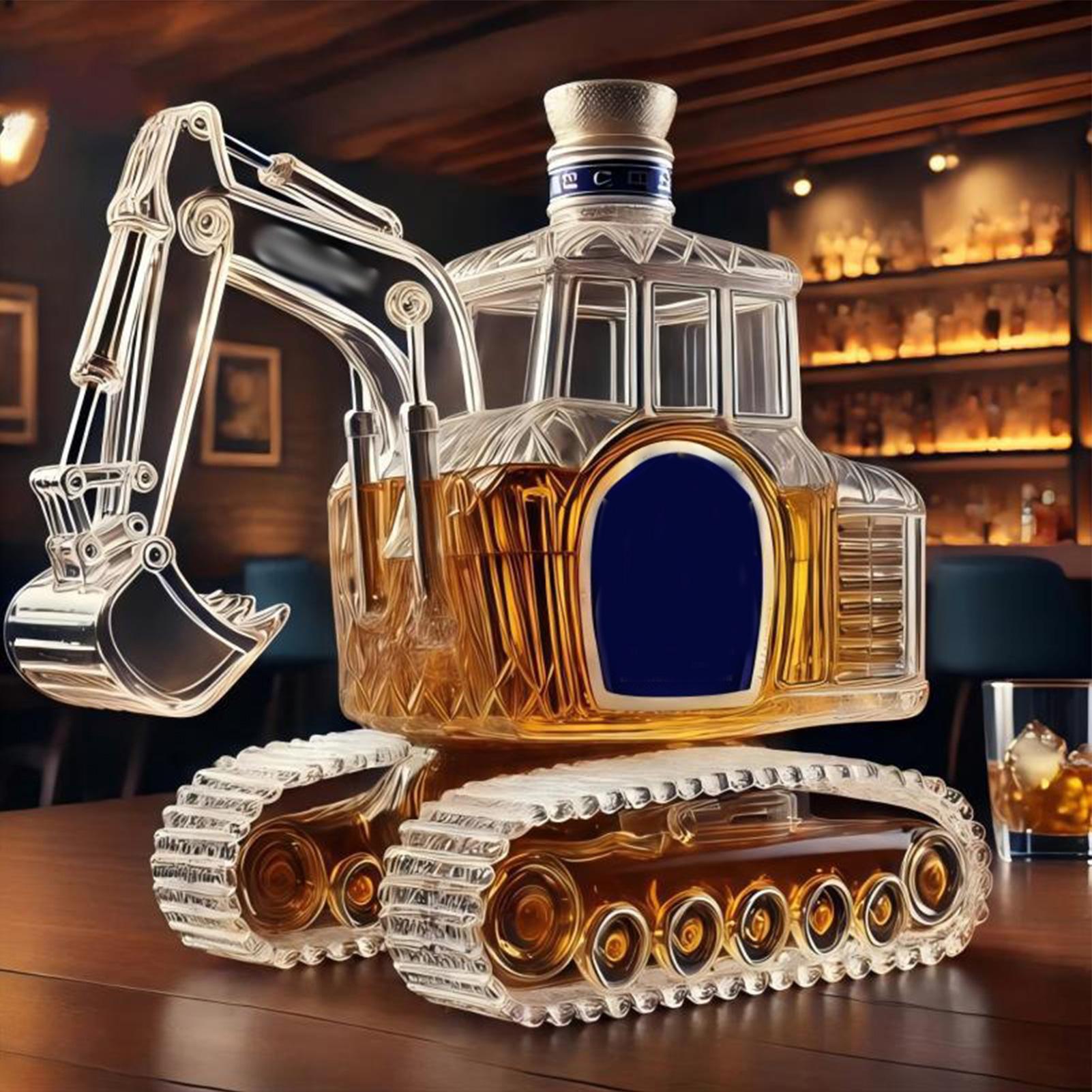 Heavy-Duty Excavator Whiskey D - огляд і ціна Glass Decanter Whiskey