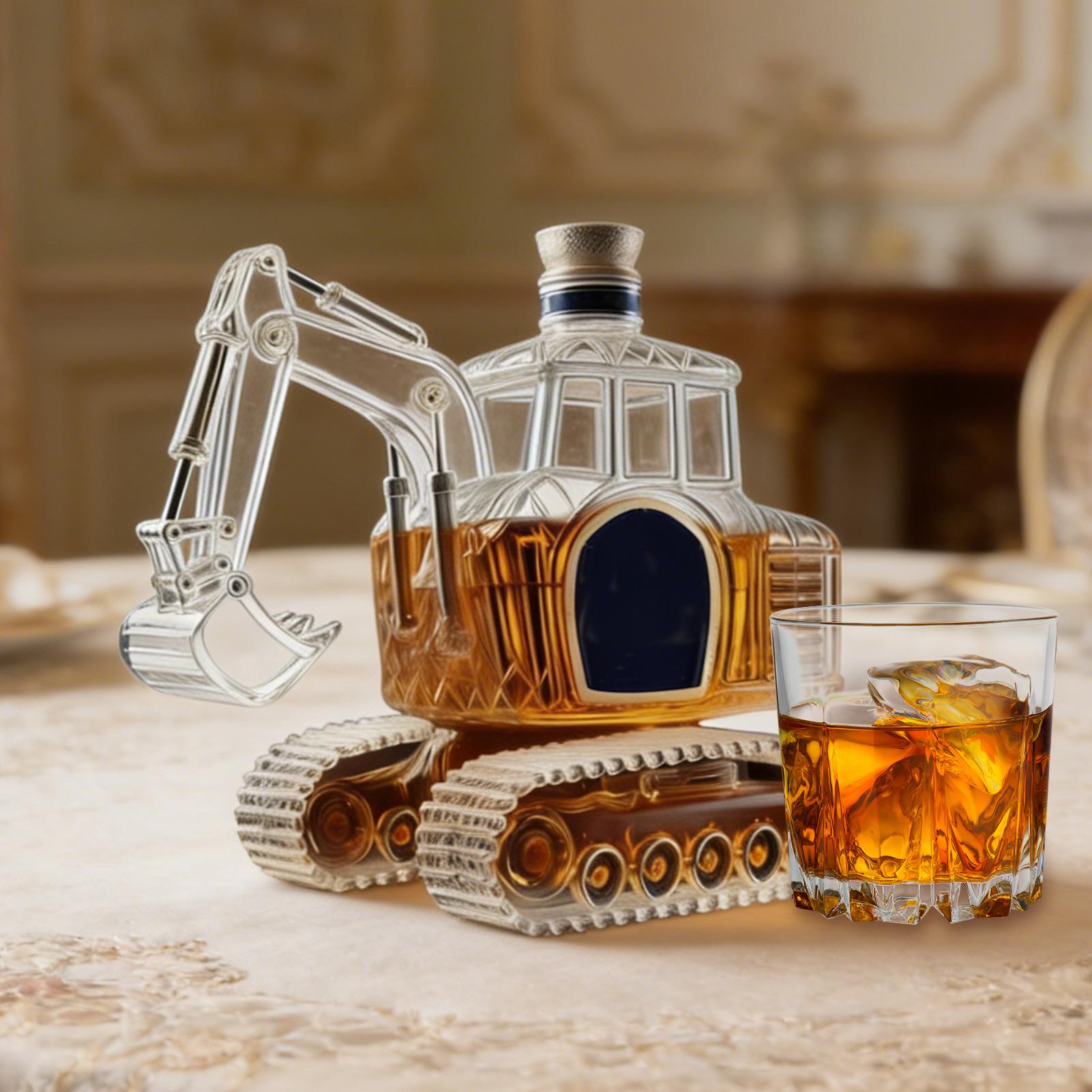 Heavy-Duty Excavator Whiskey D - огляд і ціна Glass Decanter Whiskey