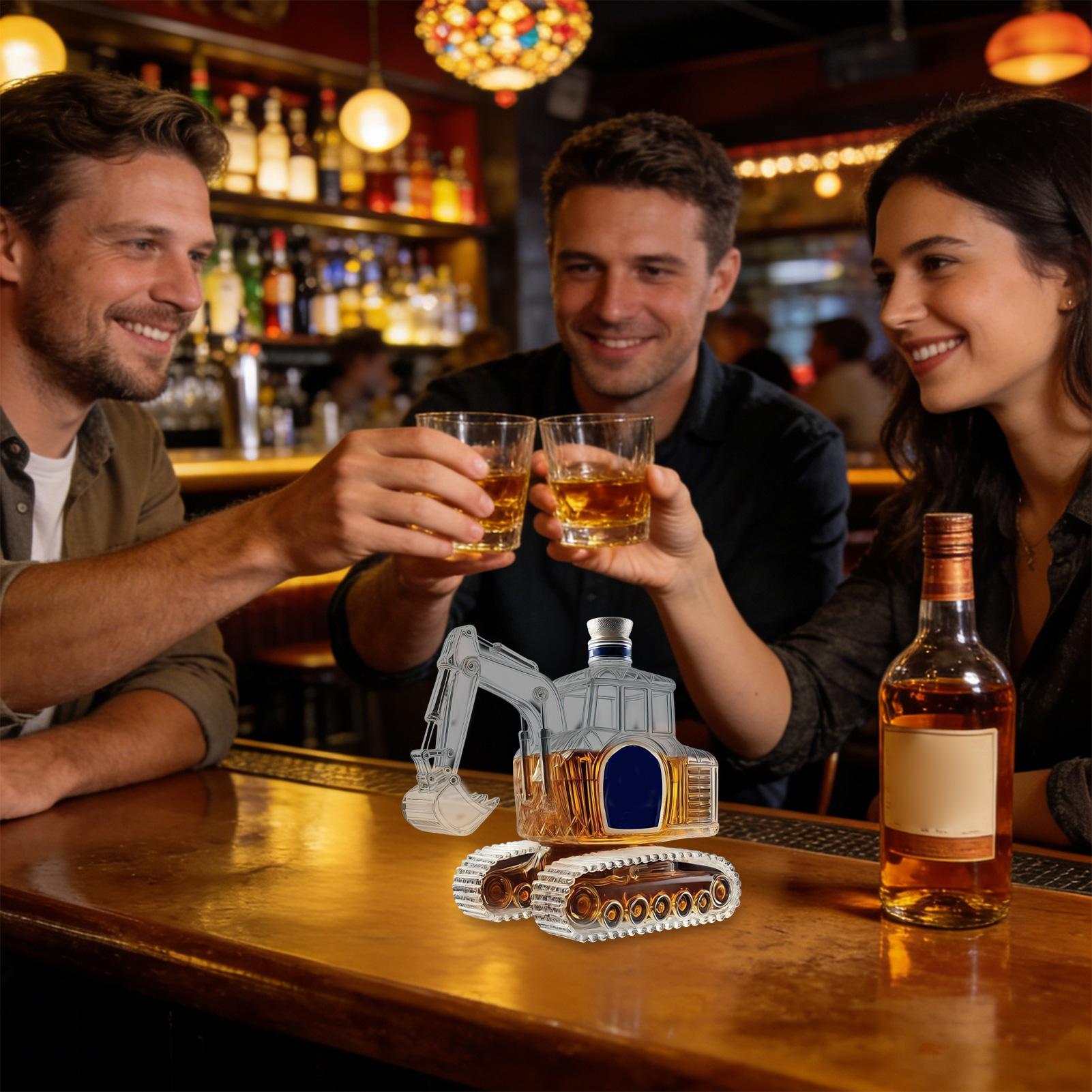 Heavy-Duty Excavator Whiskey D - огляд і ціна Glass Decanter Whiskey
