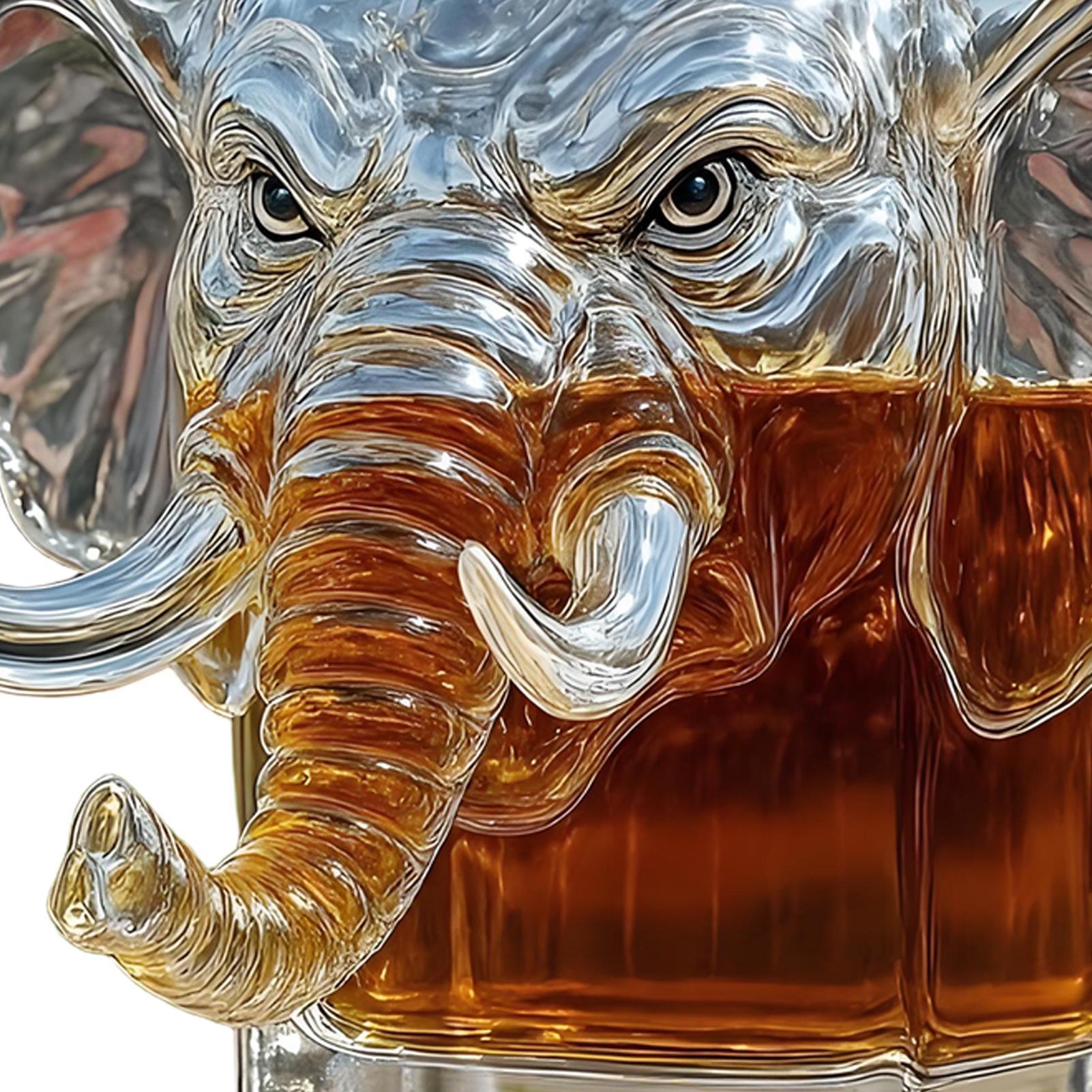 Unique Elephant Whiskey Decant - огляд і ціна Glass Decanter Whiskey