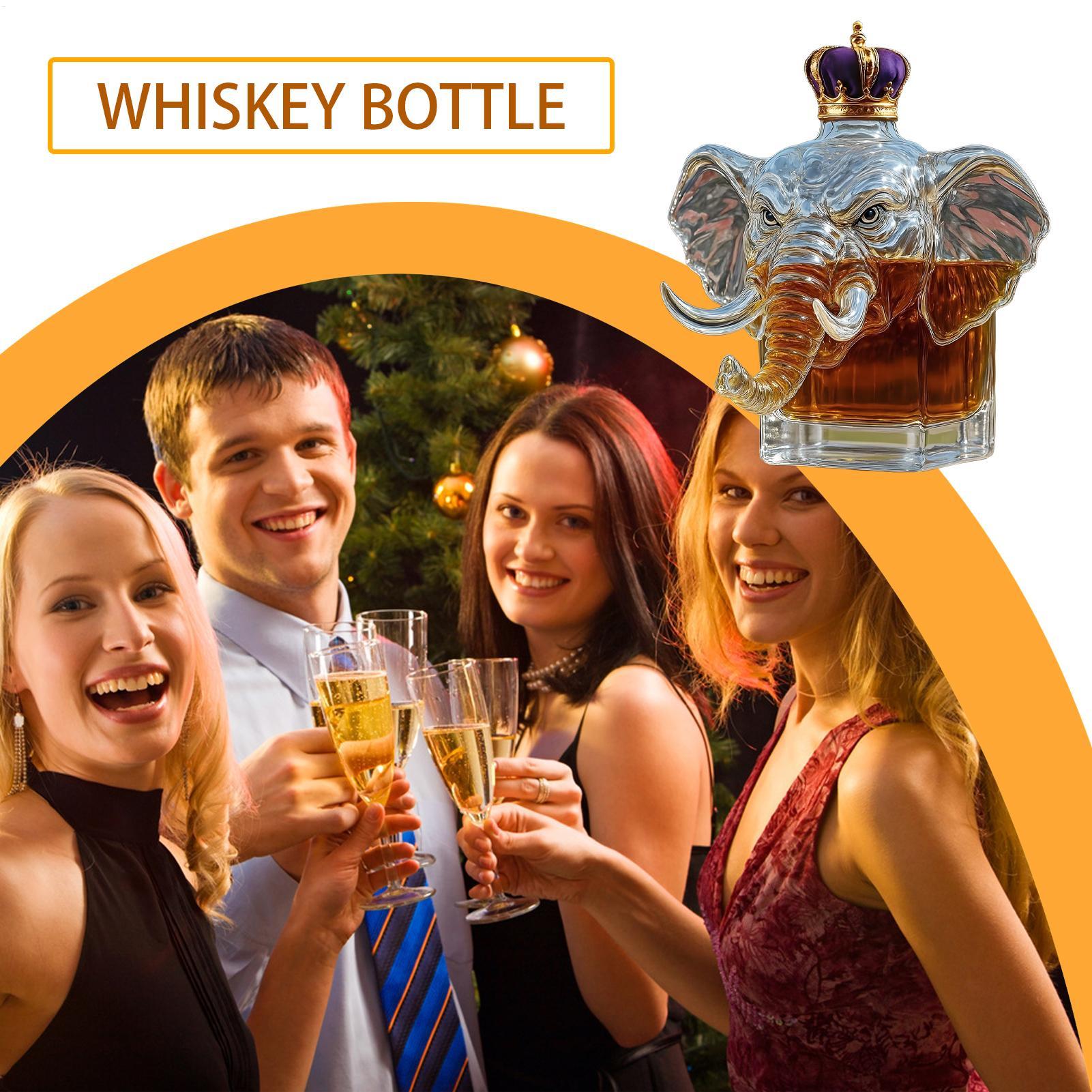 Unique Elephant Whiskey Decant - огляд і ціна Glass Decanter Whiskey